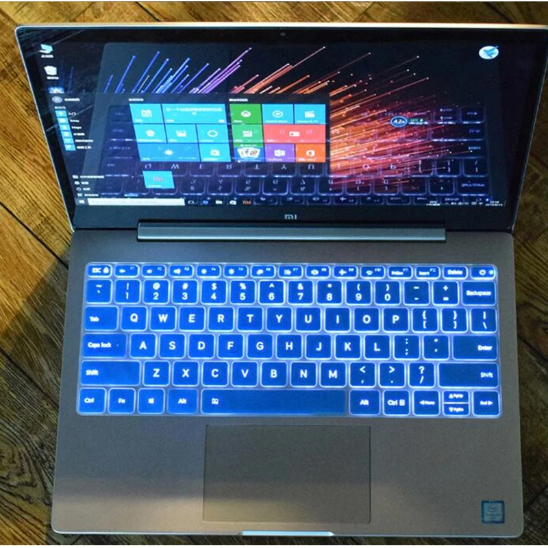 Цветная прозрачная силиконовая клавиатура для Xiaomi Air 12,5 13,3, Водонепроницаемая клавиатура для ноутбука Xiaomi Air 12, 13 дюймов