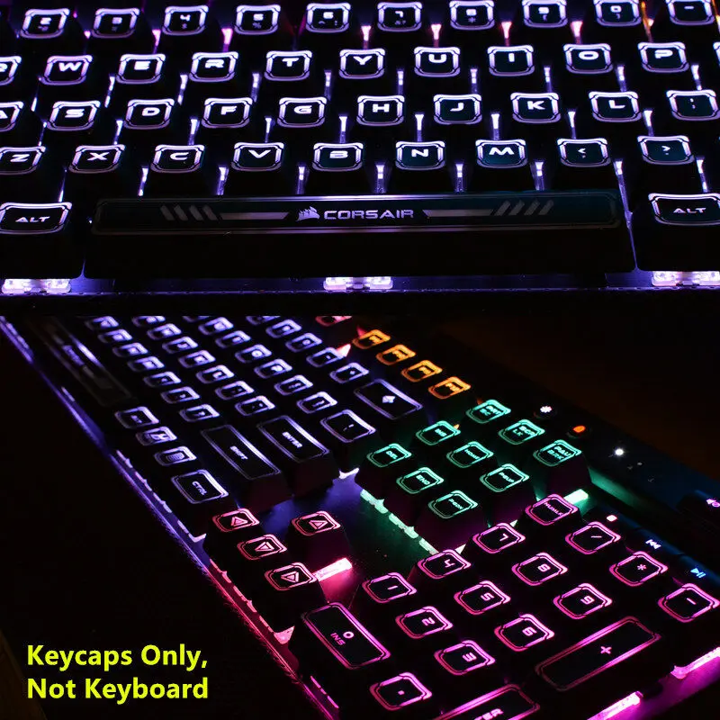 104 Keys Laser Backlit Keycap Keycaps Key Cap for Corsair K70 K65 RGB K95 Strafe Mechanical Gaming Keyboard 104 Keys Laser Backlit Keycap Keycaps Key Cap for Corsair K70 K65 RGB K95 Strafe Mechanical Gaming Keyboard