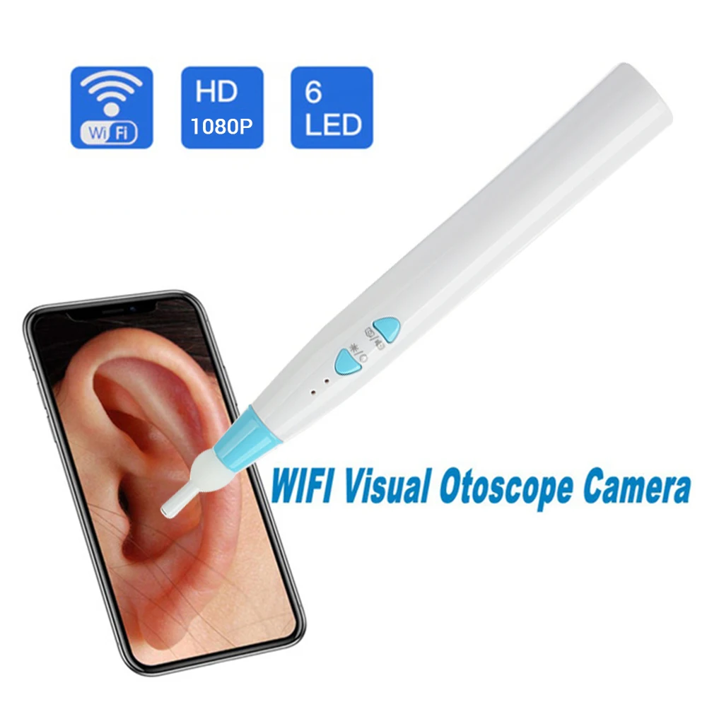 

Wifi Visual Ear Endoscope F180B 3.9mm Visual Ear Spoon Earpick Mini Inspection Otoscope Camera Ear Health Care For iOS Android