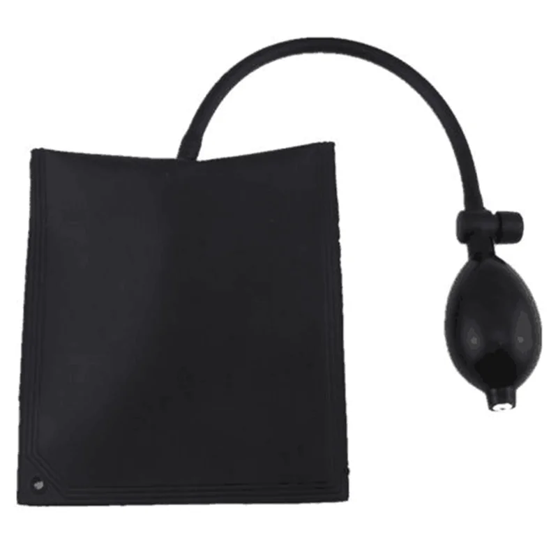 Black Car Window Door Pump Wedge Airbag Inflatable Open Entry Hand Repair Tool