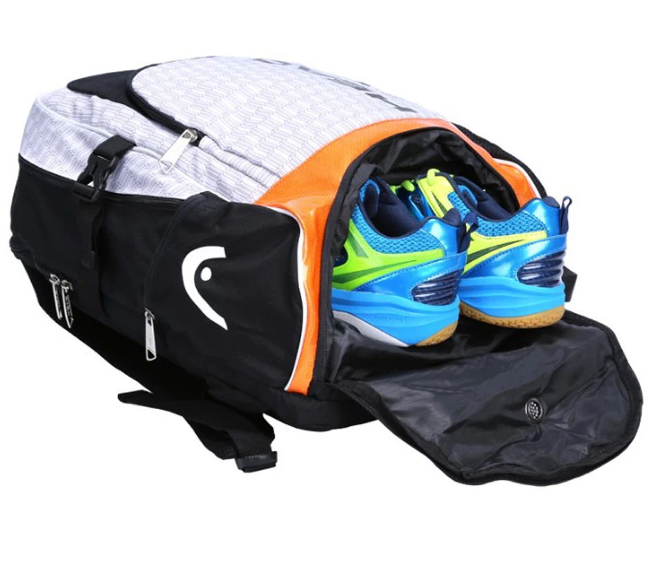 Оригинальная головка теннисный рюкзак Теннисная ракетка тренировочная спортивная сумка теннисные ракетки сумка с разделенной обувью сумка Уличная теннисная сумка