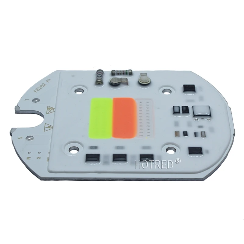 Светодиодный RGB чип COB цветной 30 Вт 220 В вход умный IC для DIY прожектор Точечный