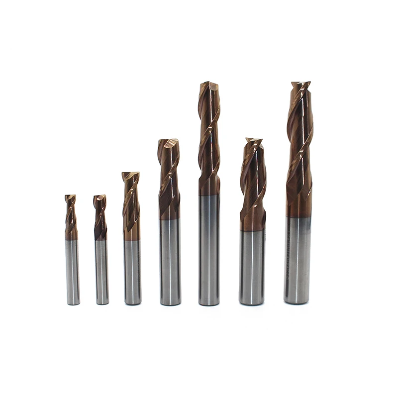 

HRC55 2 Flute 2mm 3mm 4mm 5mm End Mill Alloy Carbide Milling Tungsten Steel Milling Cutter