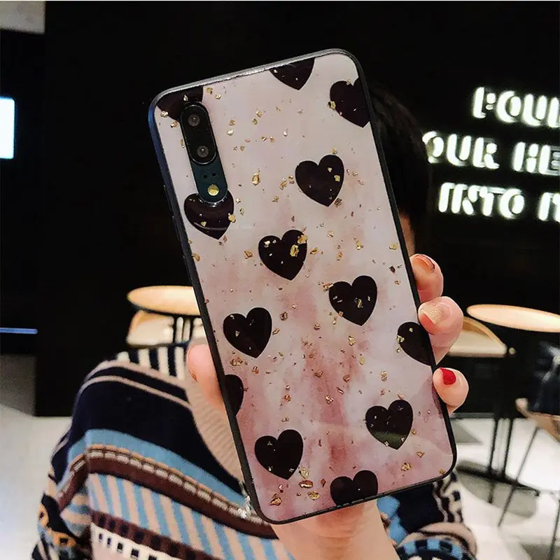 Шикарный чехол для Huawei P20 Lite P30 Pro мягкий элегантный защитный задней панели Nova 3 3i 4