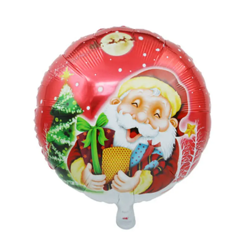 50pcs 18 inch Santa Claus Aluminum foil  balloon Christmas  