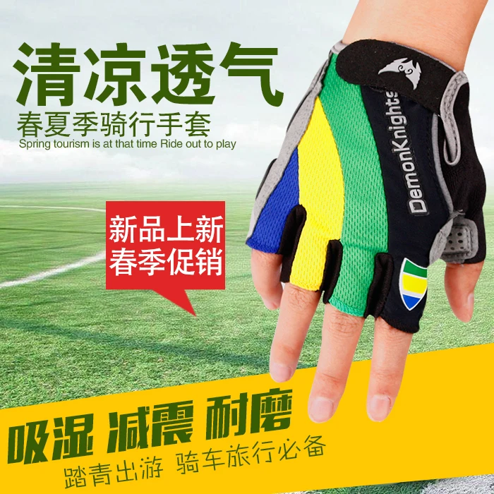 2016 caliente ciclismo guantes GEL bicicleta de carreras de deporte de carretera de montaña MTB ciclismo guante transpirable MTB Carretera guantes ciclismo luvas