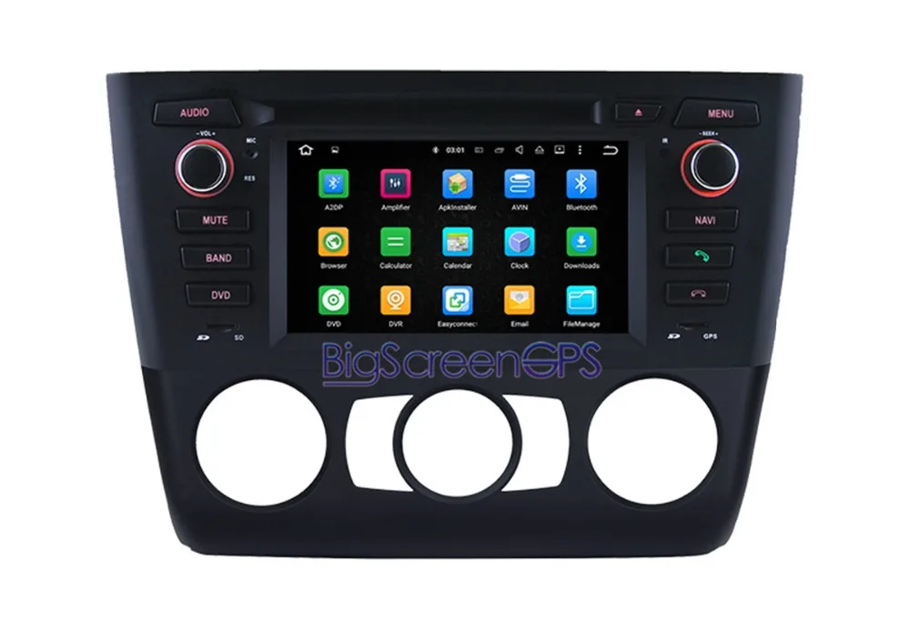 Top Android7.1 Car Stereo GPS Navigation For BMW 1 Series E81 E82 E87 E88 116i 118i  Multimedia  Free Map Monitor Bluetooth Stereo 2