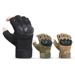 HKUCO Спорт на открытом воздухе Половина Finger для верховой езды/восхождение/обучение/Тактические перчатки/Велоспорт противоскользящие