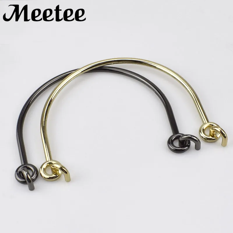 

2PCS Handbag Metal Handles Screw Bag Buckles For Women Fashion Bag Decoration Replacement Hardware DIY Accessories