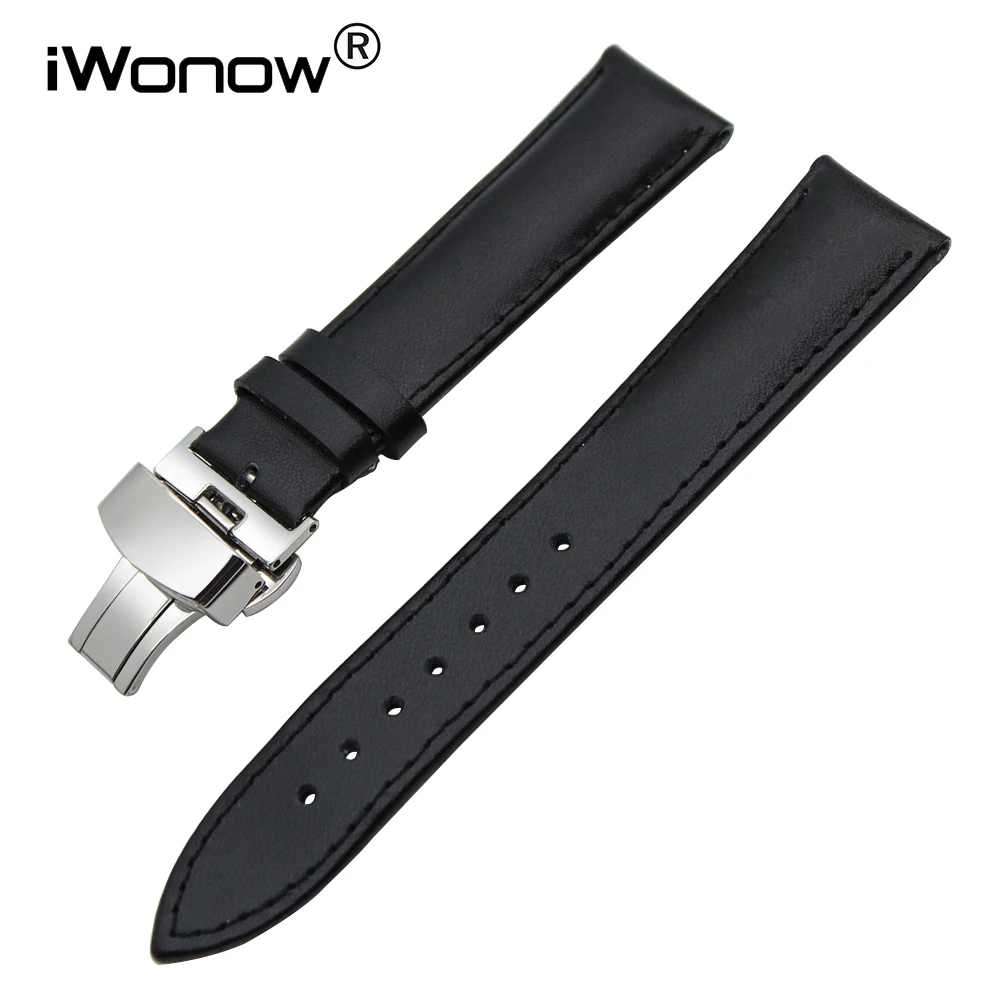 

Genuine Leather Watchband 18 20 22 24mm for Panerai Maurice Lacroix Mido Longines Watch Band Stainless Steel Buckle Wrist Strap