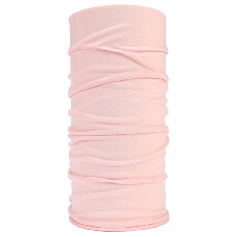 

Outdoor HIking Cycling Mask Scarf Solid Color For DIY Breathable Polyestor Multifunctional Face Mask Also Wristband Hairband