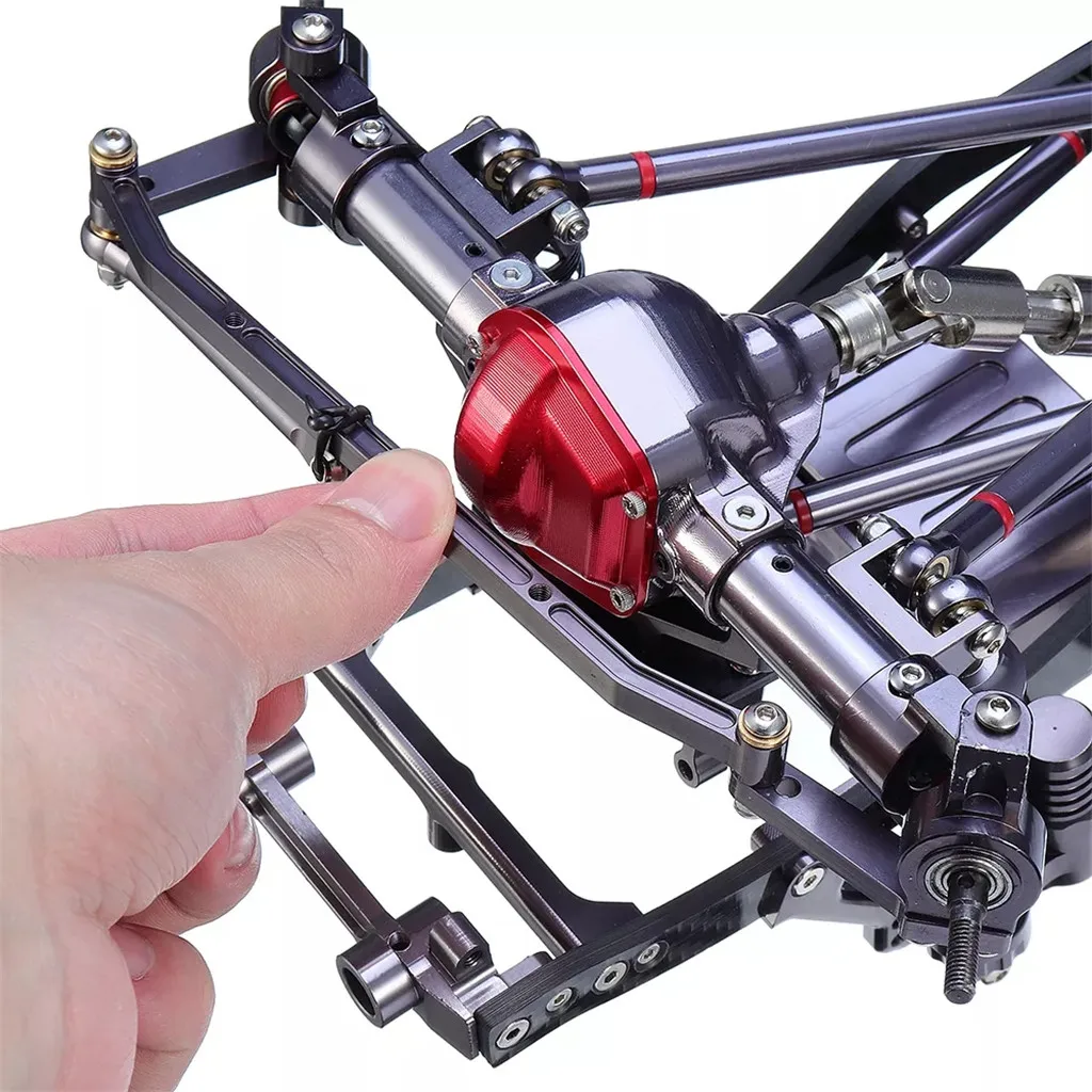 Детали модели 1/10 CNC RC Rock Crawler truck carbon fiber frame 313 мм для AXIAL SCX10 4WD L0625|Детали и