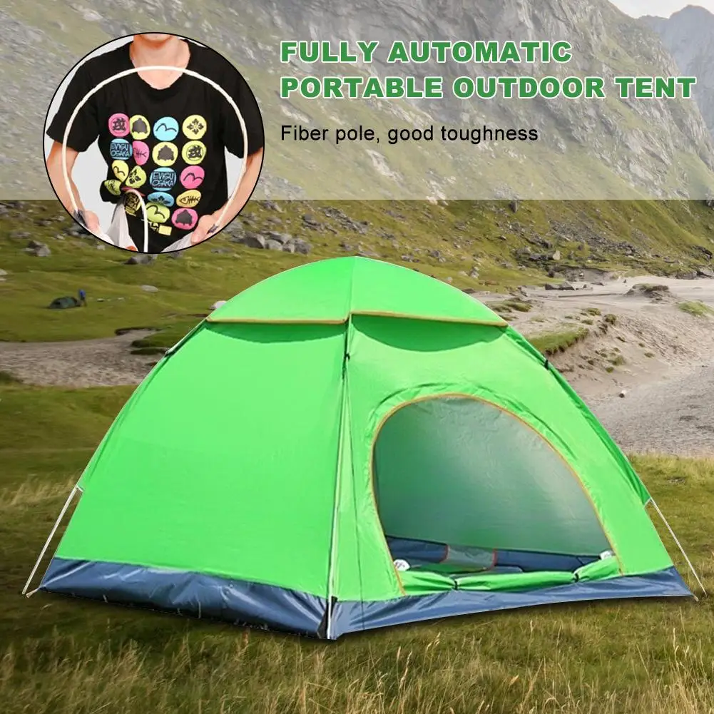 

Fully Automatic Portable Outdoor Camping Tent Beah Mountainerring Durable Waterproof Sun Protection with Gauze Mosquito Net