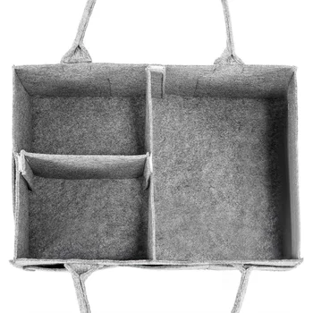 

Multi-function Felt Cloth Storage Basket Portable Desktop Finishing Box Clothes Toys Underwear Socks Organizers