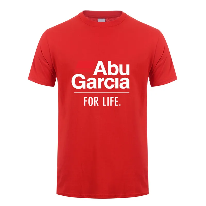 Abu Garcia, футболки, топы, мужские, короткий рукав, хлопок, o-образный вырез, игра, Abu Garcia, рыбалка, футболка, мужские футболки, DS-051 - Цвет: Red