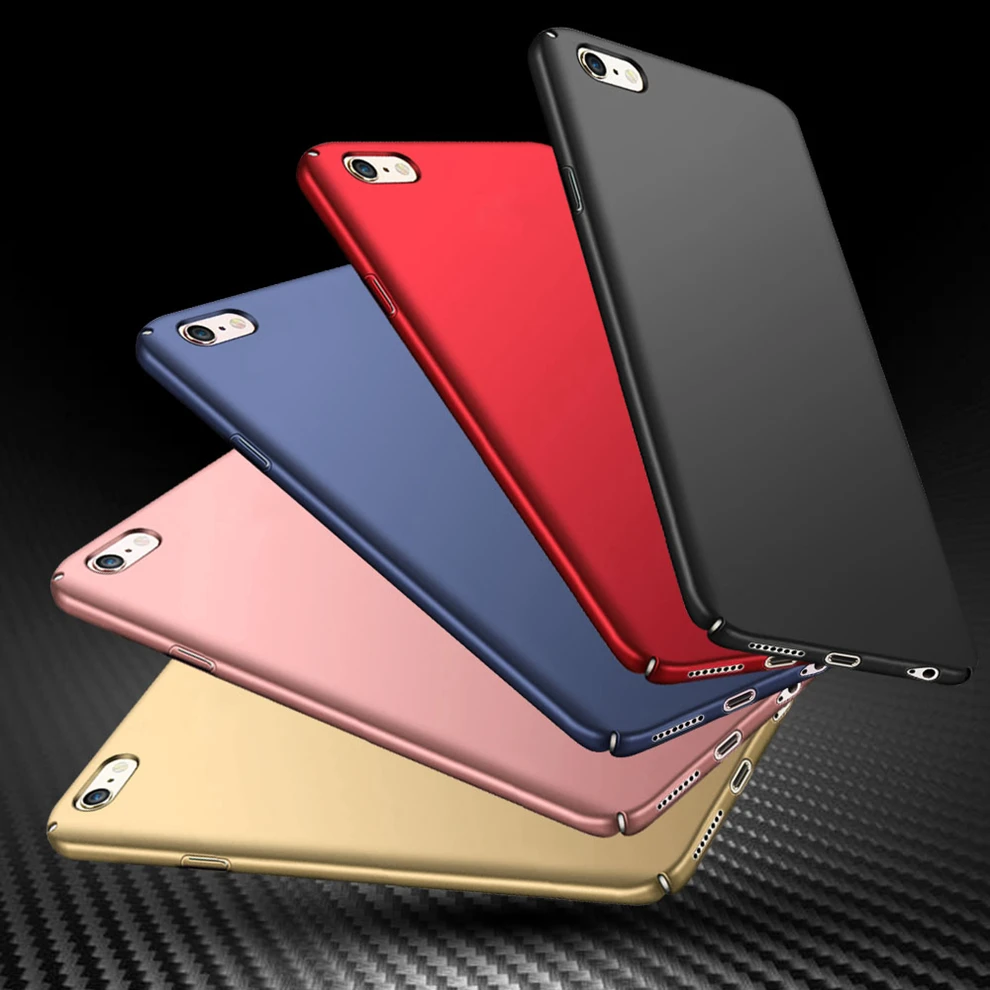 Жесткий ПК Пластиковый Чехол для iPhone 5 5S SE 6 6S Plus роскошный Полностью Защитный
