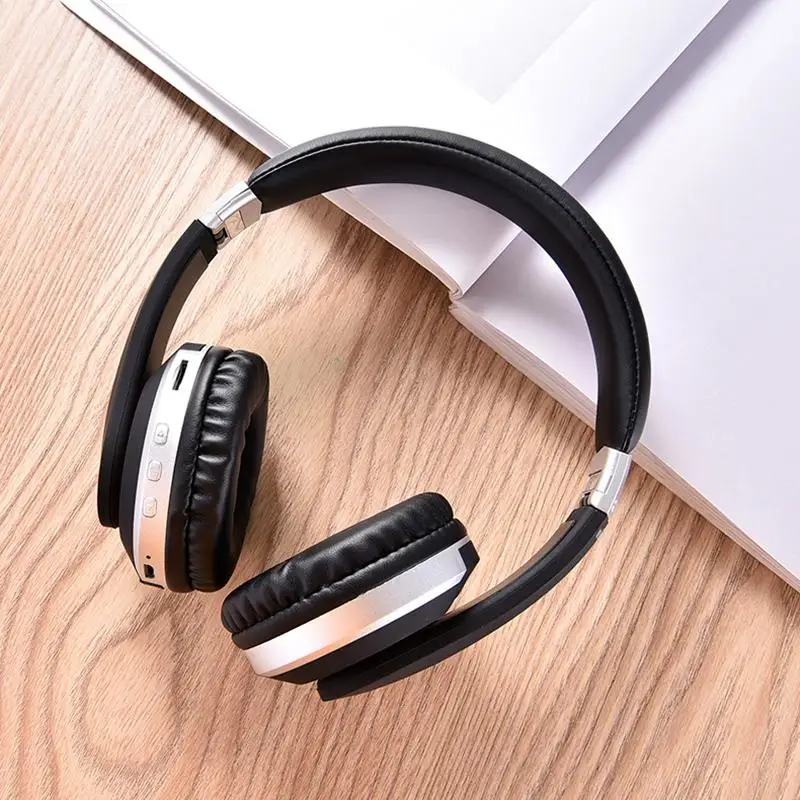 Беспроводные наушники Bluetooth гарнитура Складные стерео игровые с микрофоном