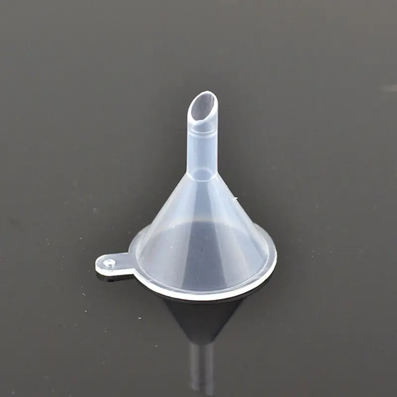 10 шт./лот 3,2 см лаборатории прозрачный белый пластик жидкость фильтрующая воронка