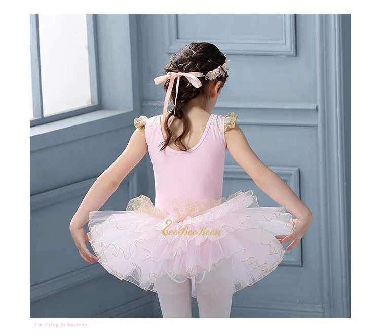 Escenario desgaste rosa lindo cisne lago baile traje de baile para niñas  dialwear encaje tutu leotardo vestido niña niños bailarina ropa niños