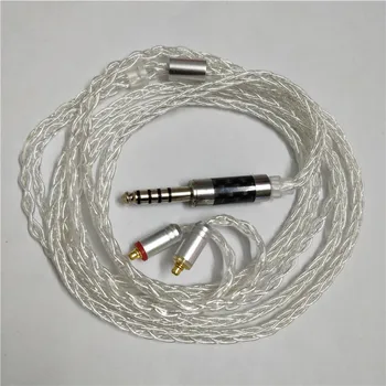 

Silver-plated MMCX headphone cable DIY carbon fiber five-pole balanced plug E cable for shure se535