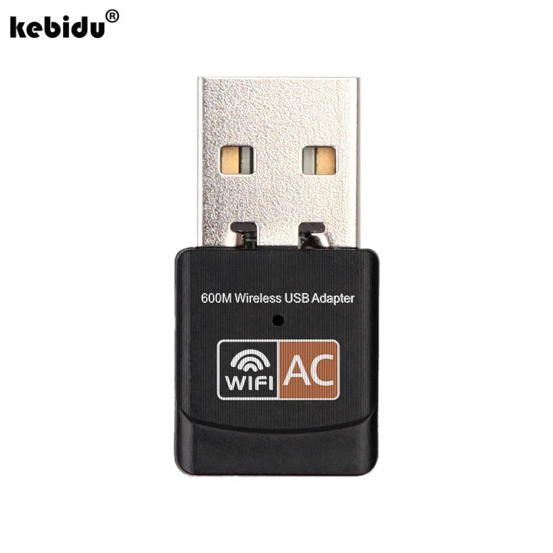 Беспроводной Wi-Fi адаптер для мини-ПК 600 Мбит/с USB антенна двухдиапазонный 2 4 ГГц 5