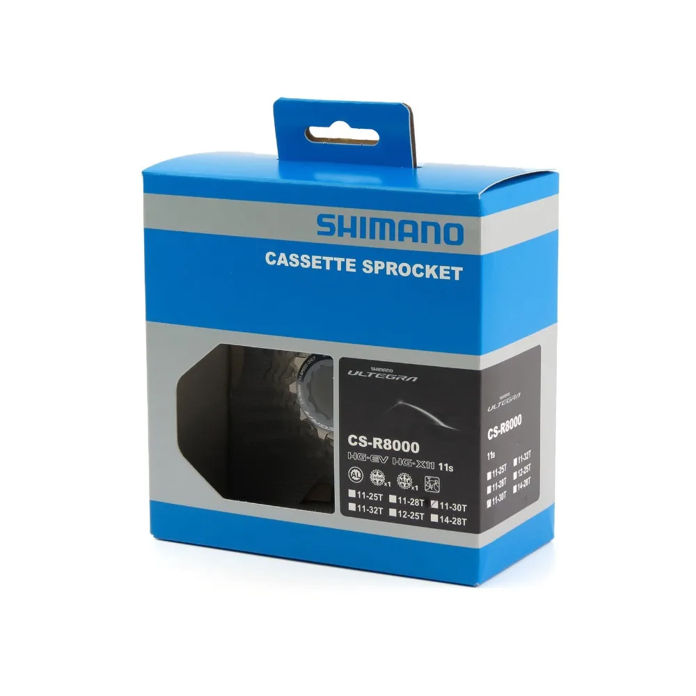 

Original Shimano Ultegra CS-R8000 11-Speed Road bike Cassette Freewheel 11-25T/11-28T/11-30T/11-32T/12-25T/14-28T Bicycle Parts