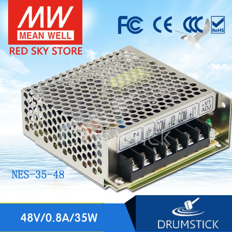 

Redsky [free-delivery 5Pcs] MEAN WELL original NES-35-48 48V 0.8A meanwell NES-35 38.4W Single Output Switching Power Supply
