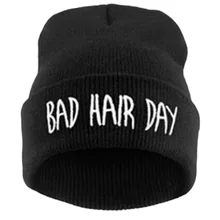 Freeshipping Зима весна плохие волосы день beanie cap шляпы для женщин мужчин, мода вязать лыж Skullies bonnet, gorro feminino inverno