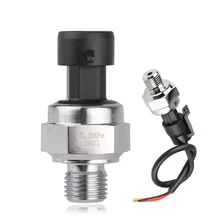 DC 5V G1/4 Pressure Sensor Oil Fuel Air Water Pressure Transducer 0.5 MPa Pressure Sensor Transmitter tranducer pressure transmitter 0 1 bar signal 0 5v g1 2 thread stainless steel 316l diaphragm air water gas fuel oil