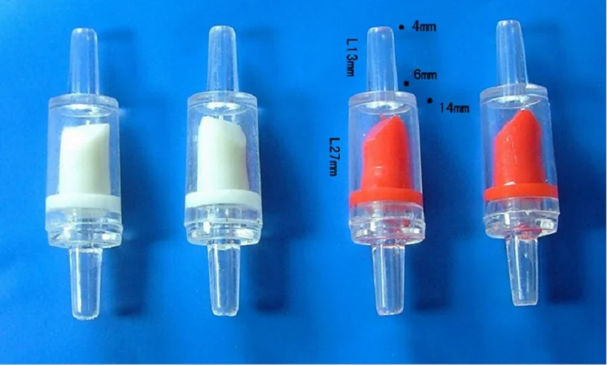 4 мм анти обратного потока односторонний клапан остановки потока DIY воздушный насос водяной насос части Россия