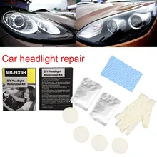 MR-FIX 9H полировка для автомобиля жидкое покрытие авто стекло комплект Инструменты фары против царапин