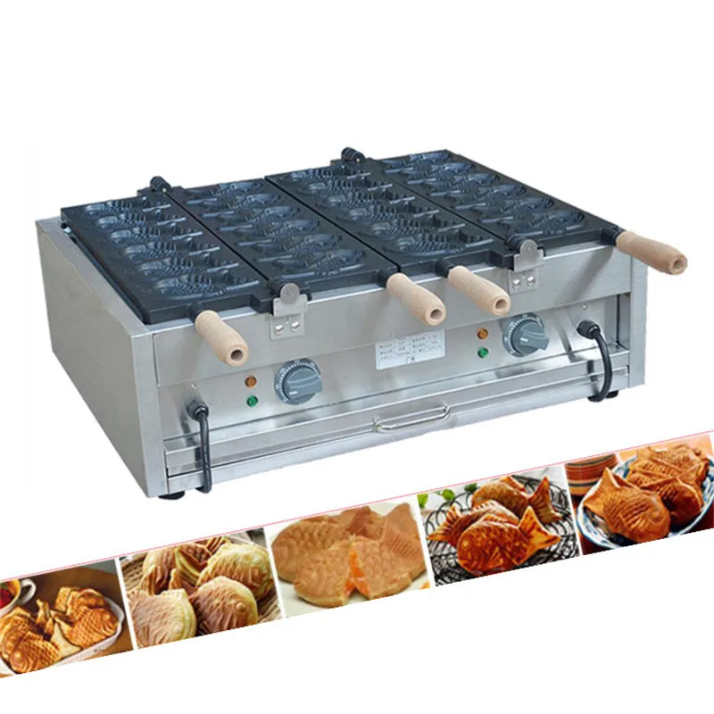 Jamielin Коммерческая антипригарная машина для мороженого стандартная вафель Taiyaki Pan