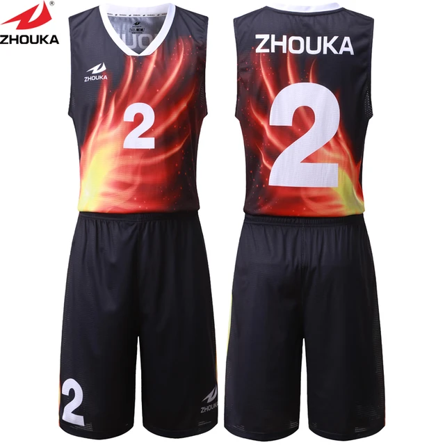 Special Pattern Digital Sublimation Printing On Basketball Clothing