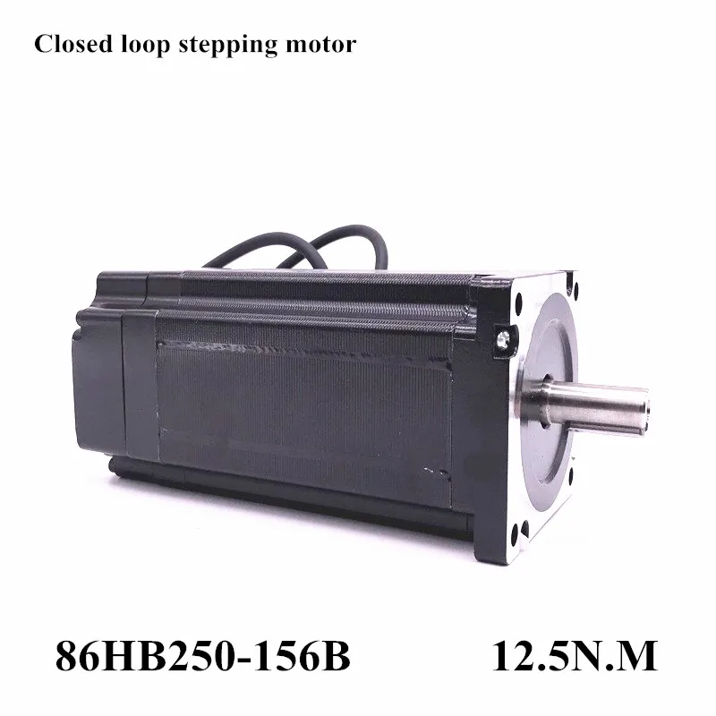 Шаговый двигатель 86 Hybird 86HB250 156B 12.5N.m Nema 34 6A двухфазный шаговый с замкнутым
