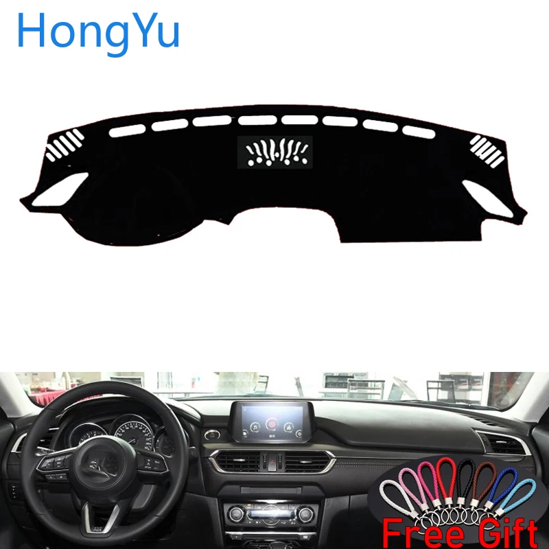 

For mazda 6 atenza 2017 - 2019 Interior Accessories Auto Car Dashboard Cover Dash Mat Board Pad Carpet Dashmat Anti-UV Mats