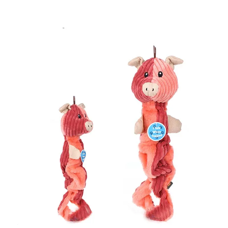 OnnPnnQ Imitate Sound Animal Plush Dog Toy interactive Toy For Dog Puppy Funny training Bite Resistant Chew Squeak Pet Supplies6