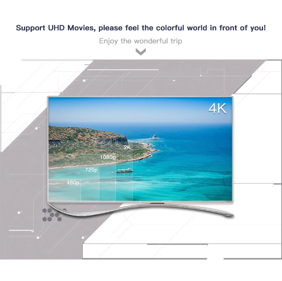 J22 Android Smart tv Box Мини ПК 4k HD RK3229 четырехъядерный ТВ-накопитель 2 Гб ОЗУ 8 ГБ/16 Гб ПЗУ ТВ ключ UHD медиаплеер беспроводной ключ