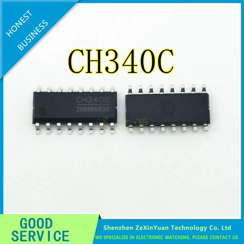 

20PCS CH340C 340C SOP-16 USB switch serial chip