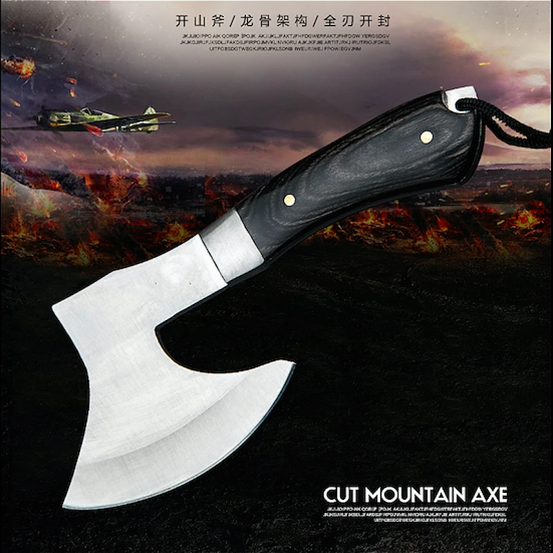 

CS Sharp F702 Survival tomahawk axes hatchet camping hand fire axe Boning Knife for Chopping meat Bones