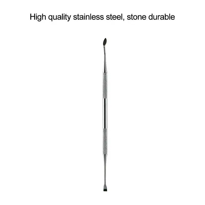 Pet Tooth Cleaning Tool Dog Cat Tartar Stone Remover Dog Cat Stainless Steel Cleaning Pen Double-headed Health Tools