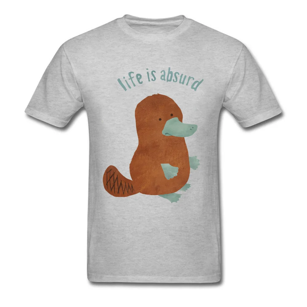  Mens Tshirts Platypi Dont Lie Gift Tops T Shirt Cotton Crewneck Short Sleeve Print T Shirt Summer Wholesale Platypi Dont Lie grey
