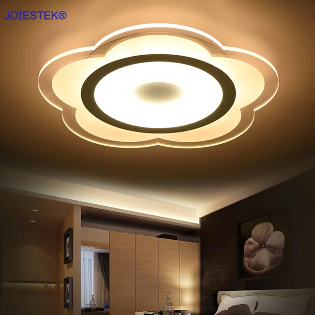 Soggiorno camera da letto fiore moderne plafoniere a led per sala da ... Plafoniere moderne per cucina