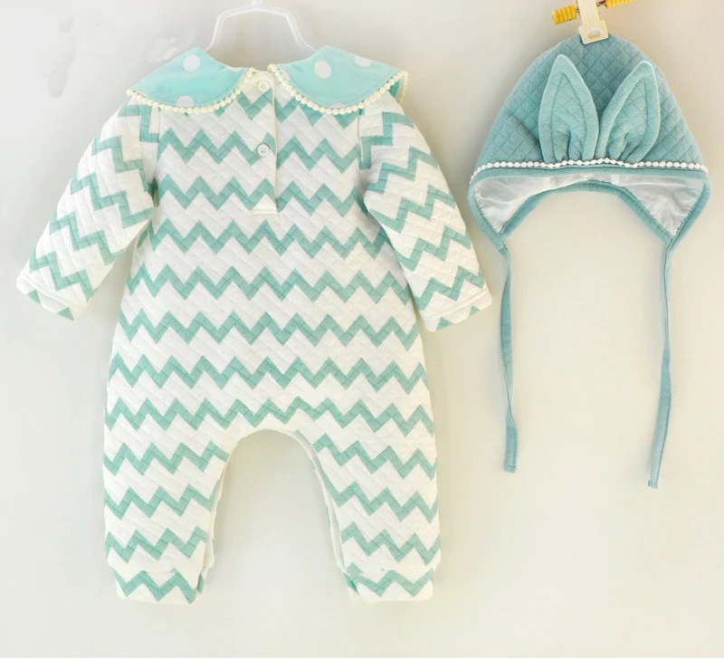

100% COTTON Newborn Baby Romper Spring Summer Rabbit Suits With Hat Clothes Kid Girls Rompers Unisex Infant Jumpsuit Overall