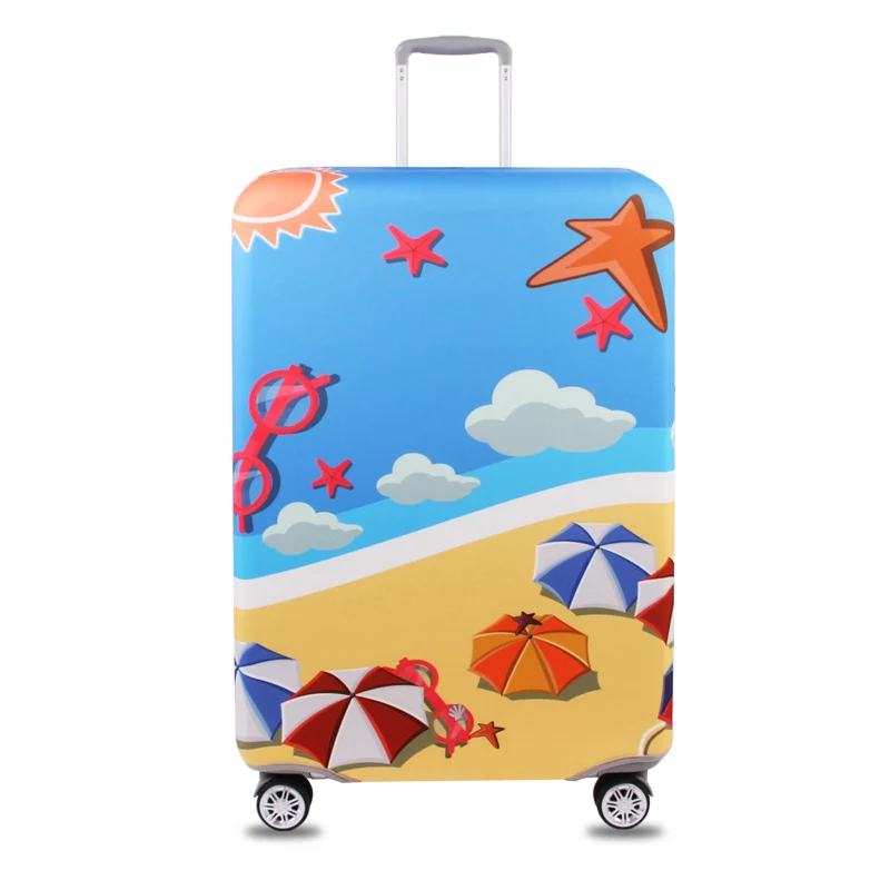 Wellknown Brand Luggage Cover High Elastic Thickening Trolley Case Cover Suitcase Dust Cover Fashion Travel Accessories 2018 Hot