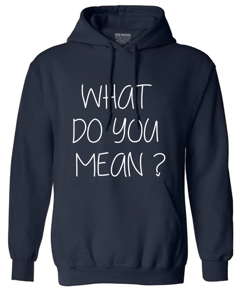Justin Bieber What do you mean with letters printed Men Long Sleeve sweatshirt mens brand hooded man's streetwear funny clothes