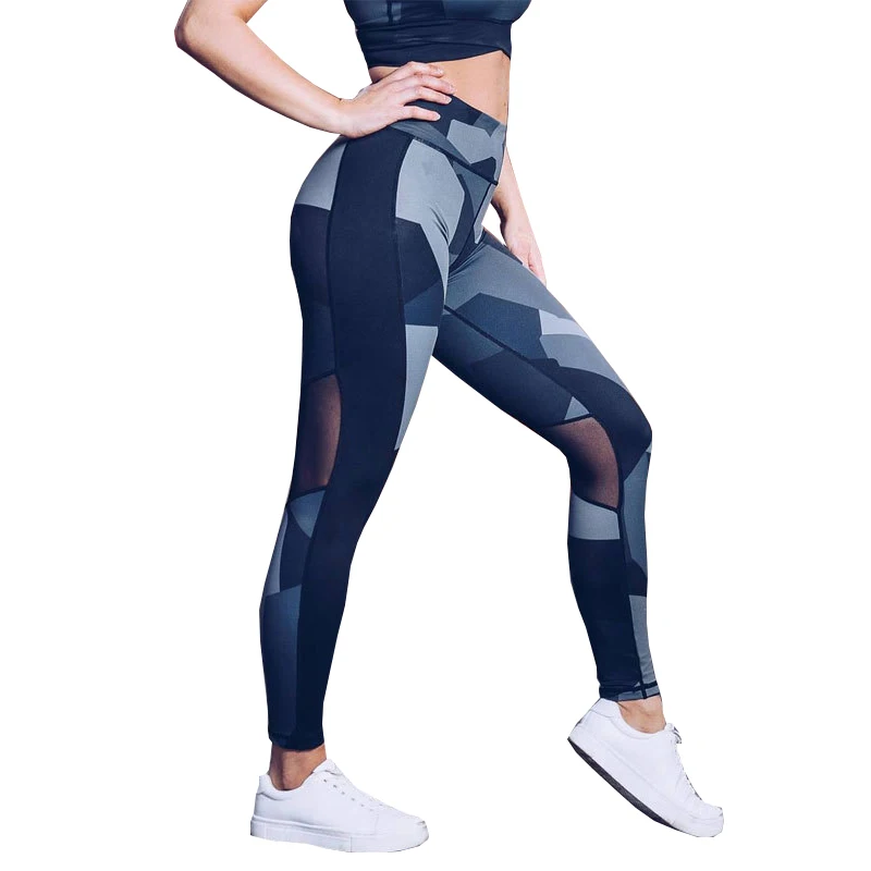 

New 2019 Slim Leggings Women Fitness Workout Legging Elastic High Waist Pencil Pants Fashion Print Yoga Leggins Sports