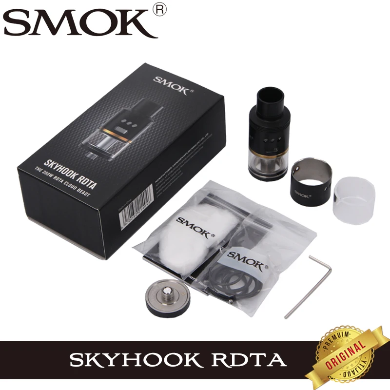 Оригинальный Smok Skyhook rdta 5 мл боковое наполнение облако зверь танк электронная