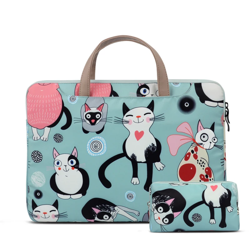 

Netbook shoulder bag Laptop case for MacBook Air 2019 Pro Retina 11"13.3" for Xiaomi 12.5" 15.6" Cats Pattern Style Cute 2020