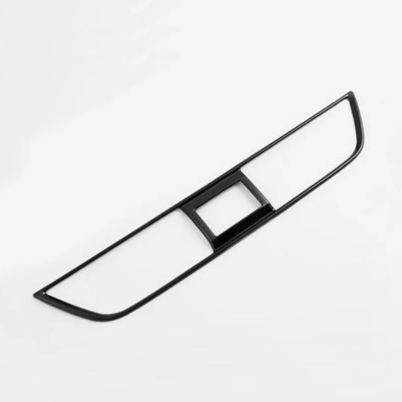 1 pcs black Tonlinker центральная консоль для салона крышка на выходе наклейка для HONDA ACCORD-19 автомобильный Стайлинг 1-2 шт из нержавеющей стали крышка наклейка - Название цвета: 1 pcs black