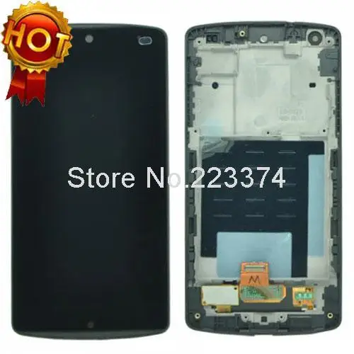 

100% Guarantee LCD With Touch Screen Digitizer Frame Assembly For LG Google Nexus 5 D821 Free Shipping